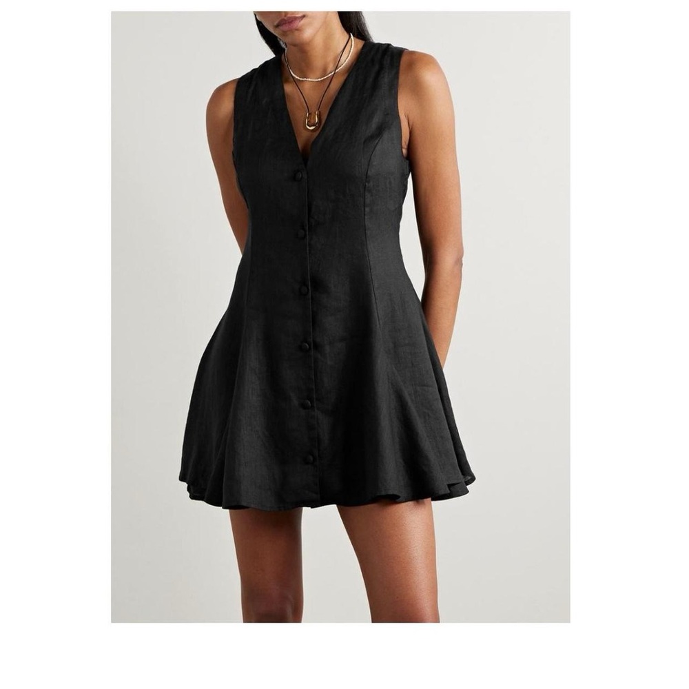 DÔEN linen mini dress NWT